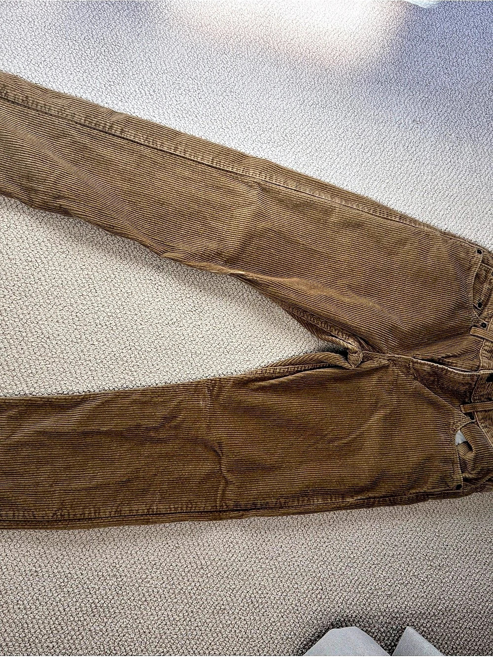 Levi's Corduroy Straight Leg Pants in Brown